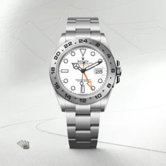 Rolex explorer fond blanc