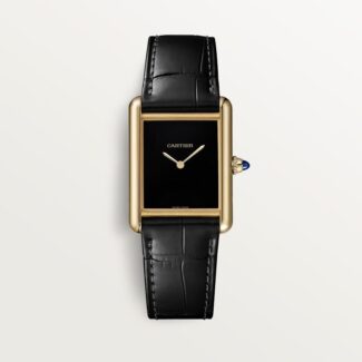 Cartier tank fond noir